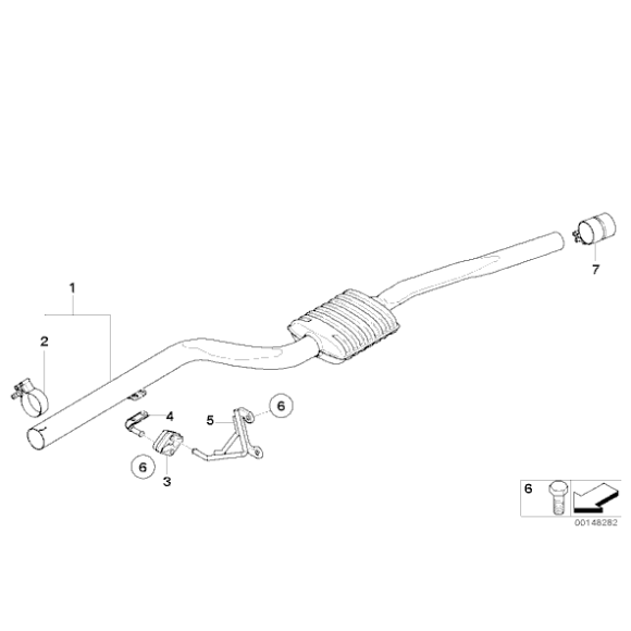 Obejma uszczelniająca BMW E60 E61 E70 E81 E84 E87 E90 E91 E93 E92 F10 F11 F15 F25 - 18308506992