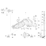 11618507240 Kolektor ssący BMW E81 E82 E87 E88 E90 E91 E84 N47  - 11618507240 - Części oryginalne BMW Łódź | Sklep internetowy BMW