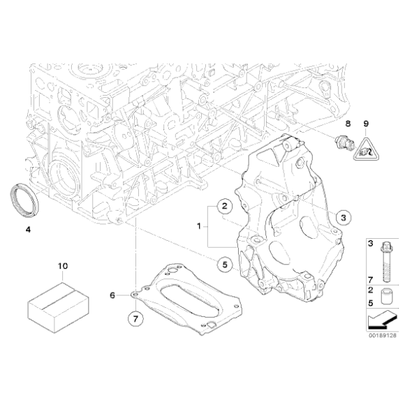 11118508077 Kpl uszczelek bloku silnika BMW E70N E71 E90N F01 F07 F10 E91N F11 E93 30dX 40dX 325d 330d 730d 740d 530d 535d - 11118508077 - Części oryginalne BMW Łódź | Sklep internetowy BMW