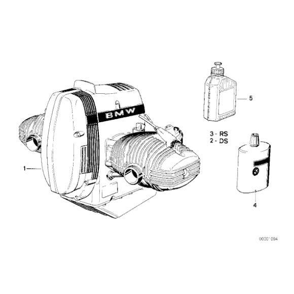 Filtr oleju BMW R60 R80 R75 R100 - 11009056145