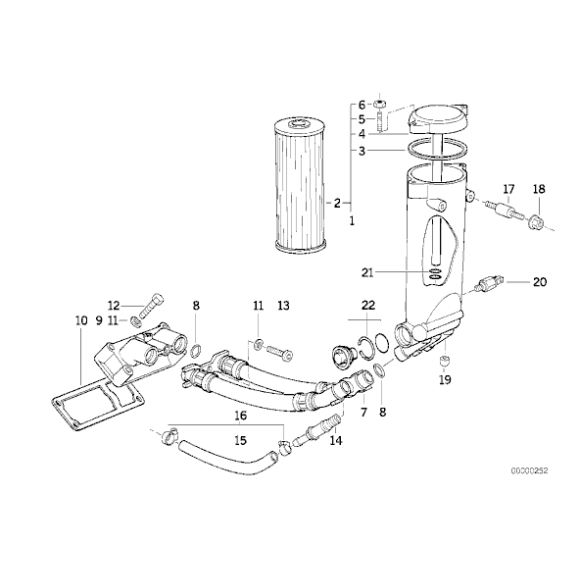 Komplet uszczelek BMW E34 524td - 11429064265