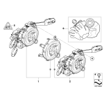 Taśma kierownicy kaseta BMW E70 X5 E71 X6 E81 E84 X1 E87 E90 E91 E92 E93 - 61319122509