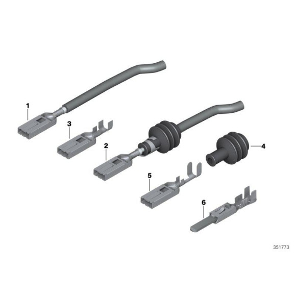 Styk gniazda SLK 2,8 z przewodem BMW E36 E38 E39 E46 E53 X5 E83 E81 E87 E90 F01 F06 F10 F12 F15 F20 F25 F30 F31 G01 G11 G30 - 12