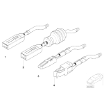 Styk gniazda SLK 2,8 z przewodem BMW E36 E38 E39 E46 E53 X5 E83 E81 E87 E90 F01 F06 F10 F12 F15 F20 F25 F30 F31 G01 G11 G30 - 12