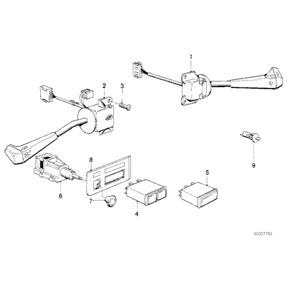 Przycisk włącznik świateł BMW E12 E21 E24 E30 315 316 318 320 323 325 M3 518 520 525 528 530 535 - 61311369277