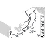 Dodatkowa pompa wody BMW E70 E71 F15 F16 3,0d 3,5d 4,8i 25d 30d 40d M50d - 64119197085