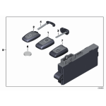 Bateria do pilota radiowego BMW F20 F21 F22 F23 F30 F31 F32 F33 F34 F35 F36 F10 F11 F18 F25 F26 F07 F01 F02 F04 F13 - 6131921764