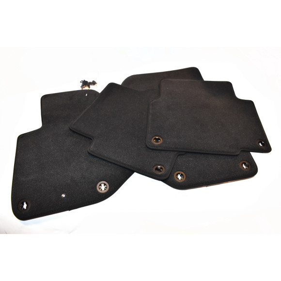 Komplet dywaników welurowych miękkich ANTHRAZIT BMW E36 316 318 320 323 325 328 M3 - 51479403925