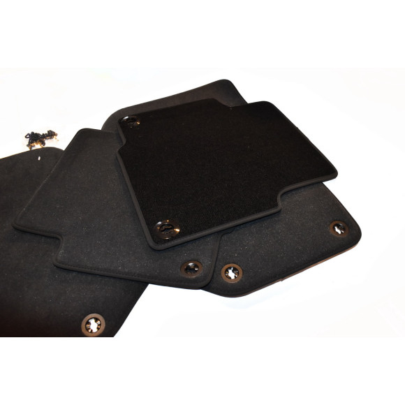 Komplet dywaników welurowych miękkich ANTHRAZIT BMW E36 316 318 320 323 325 328 M3 - 51479403925