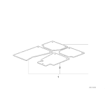 Komplet dywaników welurowych miękkich ANTHRAZIT BMW E36 316 318 320 323 325 328 M3 - 51479403925