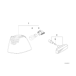 Lampa kierunkowsk. dod., lewa, biała - 82199404387