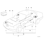 Obudowa pilota radiowego BMW E32 E34 E36 DESIGN 3,2KN - 82929404884