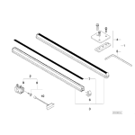 Osłona profilu bagażnika dachowego górna BMW E30 E32 E34 E36 E38 E39 E46 E53 X5 E61 E83 X3 E91 Z3 - 82129413122