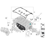 Uszczelka pokrywy zaworów BMW F20 F21 F30 F31 MINI R55 R57 R58 R59 R60 R61 114 116 118 316 320 - 11127582400