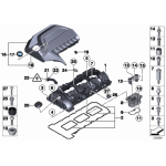 Tulejka BMW E46 E60 E70 E83 E90 F01 F10 F12 F15 F20 F30 F45 F48 MINI G01 G20 G30 - 11127606504