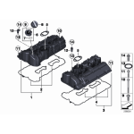 Uszczelka pokrywy zaworów BMW F01N F06 F07 F10 F11 F12 F13 F15 F16 650i M6 550I M5 750i - 11127614700