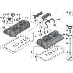 Uszczelka pokrywy zaworów BMW F01N F06 F07 F10 F11 F12 F13 F15 F16 650i M6 550I M5 750i - 11127614700