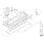 Króciec wlewu oleju BMW F01 F07 F10 F11 730d 740d 530d 530dx 535d 535dx 525d - 11127808452