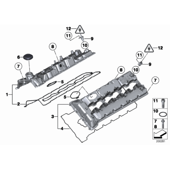 11128507153 Korek oleju BMW E46 E53 E60 E61 E63 E64 E65 E70 E71 E81 E83 E87 E90 F01 F10 F12 F20 F30 F45 F48 MINI - 11128655331 - Części oryginalne BMW Łódź | Sklep internetowy BMW