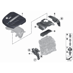 11147810840 Osłona silnika akustyczna tylna BMW F07 F10 F11 520d 525d 520dX 525dX 518d - 11147810840 - Części oryginalne BMW Łódź | Sklep internetowy BMW