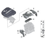 11147810840 Osłona silnika akustyczna tylna BMW F07 F10 F11 520d 525d 520dX 525dX 518d - 11147810840 - Części oryginalne BMW Łódź | Sklep internetowy BMW