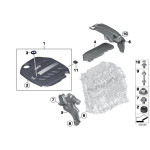 Osłona akustyczna silnika przednia BMW F01 F06 F07 F10 F12 F20 F30 F36 730d 740d 640d 520d 530d 535d 120d 125d 325d 330d - 11148