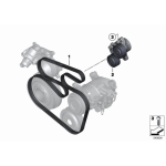 Koło pasowe wału BMW X1 E90 F07 F10 F20 F25 F30 114 116 118 120 316 318 320 520 518 - 11238512072