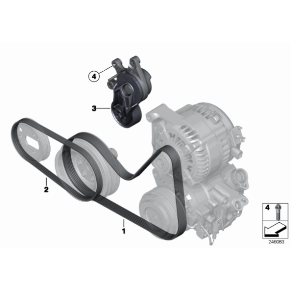 Pasek mikro BMW E84 F10 F11 F15 F16 F20 F25 F30 F32 F36 520i 528i 125i 220i 228i 320i 328i 420i 428i - 11287618848