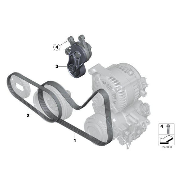 Pasek mikro BMW E84 F10 F11 F15 F16 F20 F25 F30 F32 F36 520i 528i 125i 220i 228i 320i 328i 420i 428i - 11287618848