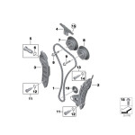 Napinacz łańcucha rozrządu BMW F20 F21 F30 F31 MINI R55 R56 R57 R58 R59 R60 R61 114 116 118 316 320 - 11317607551