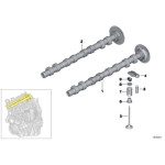 Dźwigienka zaworowa BMW E60 E70 E81 X1 X3 E90 F01 F10 F12 F15 X5 F25 F30 Mini - 11337812893