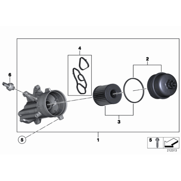 Filtr oleju MINI R55 R56 R57 R58 R59 R60 R61 One Cooper 1,6i - 11427622446