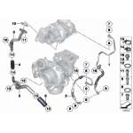 Przewód olejowy BMW F01 F06 F07 F10 F11 F12 F13 F15 F16 F25 F26 F30 F31 F32 F33 F34 F36 - 11428508038