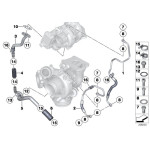 Przewód olejowy BMW F01 F06 F07 F10 F11 F12 F13 F15 F16 F25 F26 F30 F31 F32 F33 F34 F36 - 11428508038