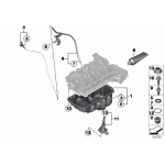 Miarka poziomu oleju BMW F20 F21 F30 F31 114 116 118 316 320 - 11437600470