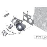 Obudowa termostatu BMW E90 X1 F07 F10 F20 F30 316 320 520 518 525 114 116 118 120 125 - 11518516203