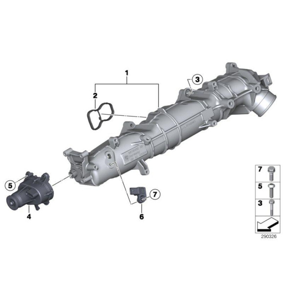 11618507335 Oryginał BMW - 11618507335 - Części oryginalne BMW Łódź | Sklep internetowy BMW