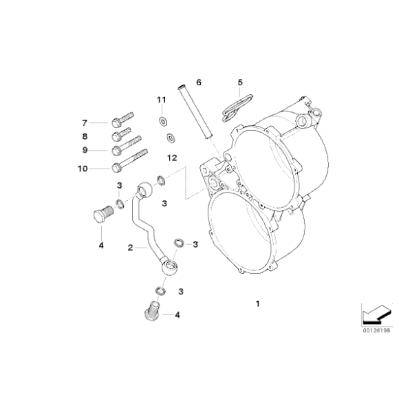 Obudowa alternatora BMW E67 ROLLS-ROYCE Phantom - 12317586777