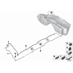 Czujnik niskiego ciśnienia paliwa BMW E60 E70 E90 E91 F01 F07 F10 F11 F12 F80 F90 - 13537622231