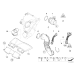Przepływomierz BMW E84 X1 E90N E91N E92N E93N 316d 318d 320d - 13628506409