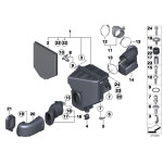 Odbojnik gumowy BMW F01 F02 F06 F10 F11 F12 F13 F25 X3 F26 X4 13717590596 13717590596 Części oryginalne BMW Łódź | Sklep internetowy BMW