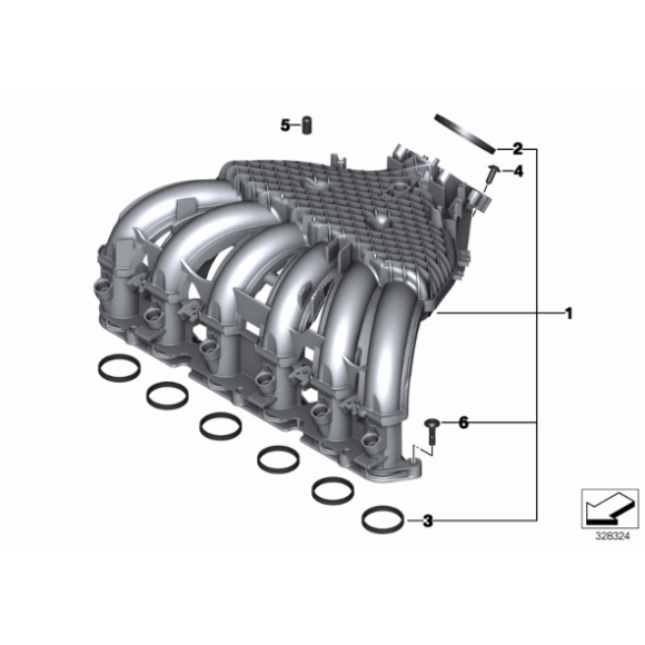 Uszczelka kol. ssącego BMW K48 K61 K1600GT K1600GTL K1600Bagger - 13717723641