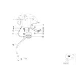 Śruba mocująca BMW R13 R131 R134 F650GS  G650GS - 13717727239