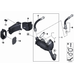 Przewód z elementem grzejnym BMW F20 F21 F22 F30 F31 F32 F34 F36 - 13718507386