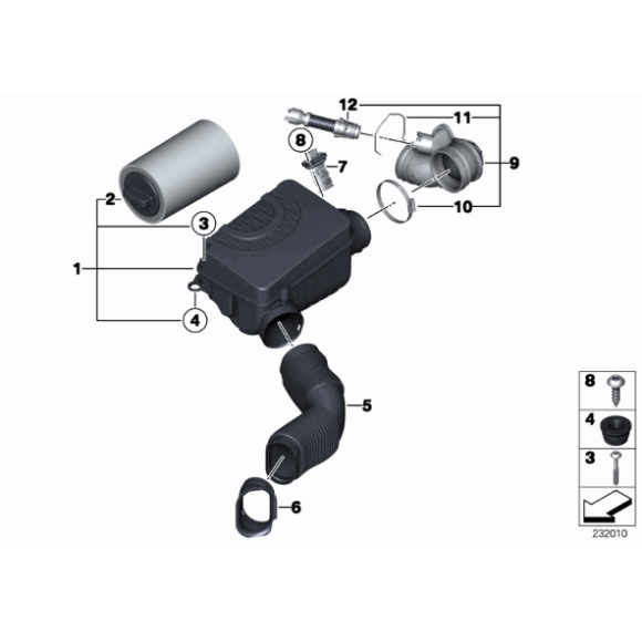 Kratka MINI R60 R61 Cooper D SD - 13718507399