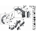 Przewód powietrza BMW F01N F06 F07 F10 F11 F12 F13 640d 535d 740d - 13718508171