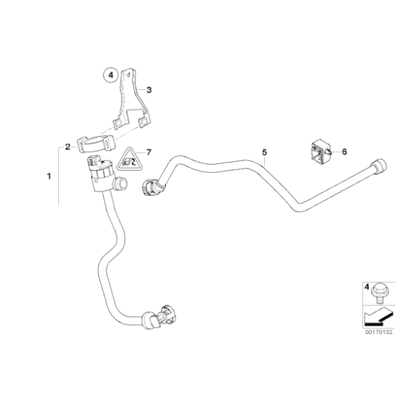 Zawór odpowietrzający zbiornika paliwa BMW E70 E71 F01 F10 F11 F12 F13 650i 650IX 550i 550iX 750i 750iX M - 13907619297