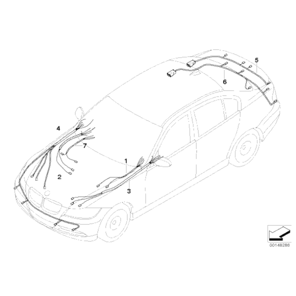 Obudowa wtyczki biała BMW E36 Z3 316 318 320 323 325 328 M3 - 61131378137