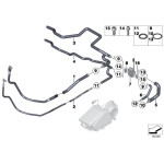Płyta mocowanie zaworu parownika BMW E24 E31 E32 E34 E38 E65 E66 - 64111380573