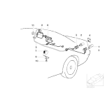 Uchwyt mocowanie czujnika PDC tył BMW E31 E32 E34 E36  - 66211382256